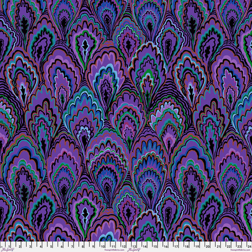 Marble Scallops Purple Kaffe