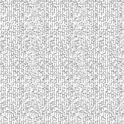 All Or Nothing Script Black on White