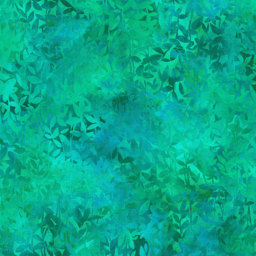 Bella Blossoms Teal Vines