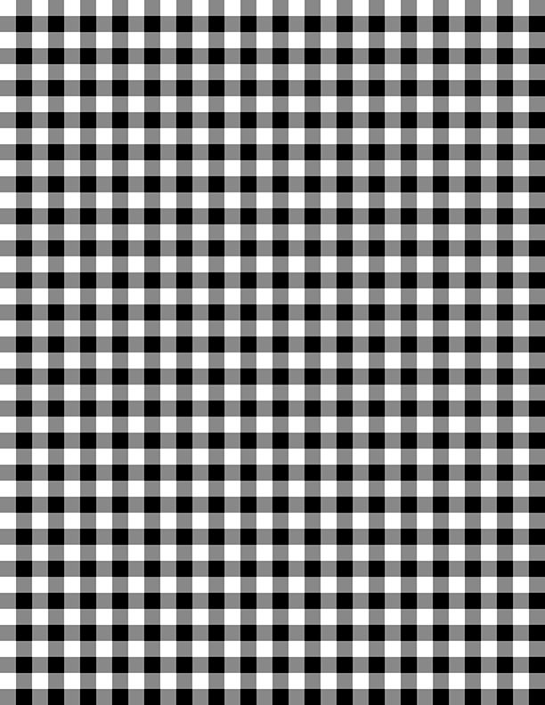 Essentials Gingham White/Black*