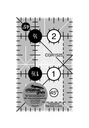 CGR Ruler 1"x2.5"
