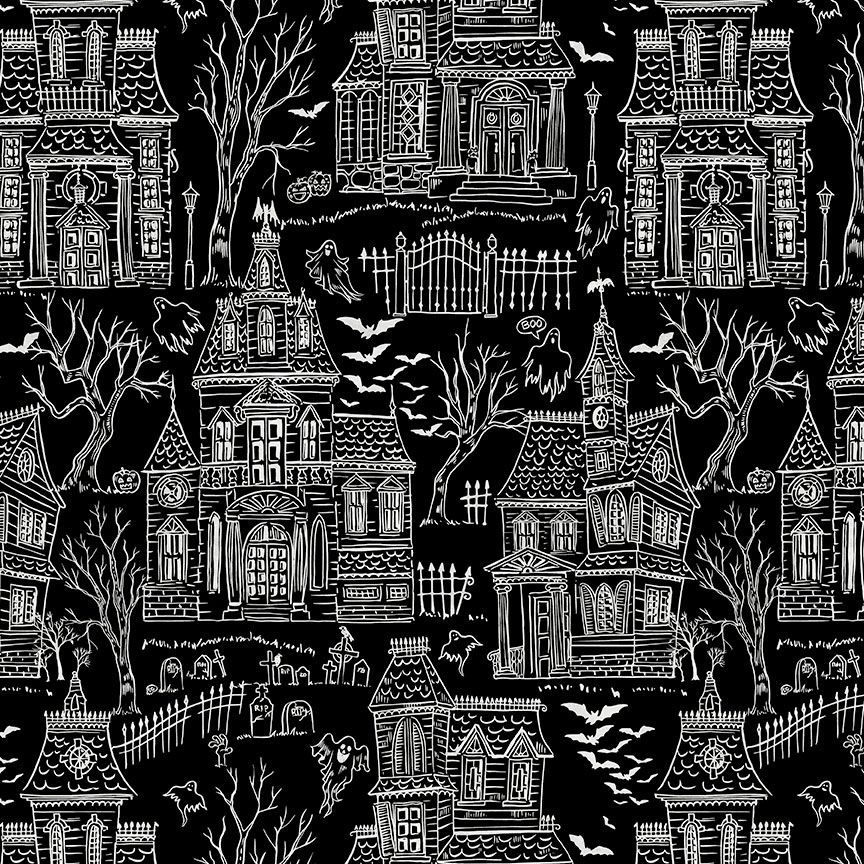 Haunted House Toile