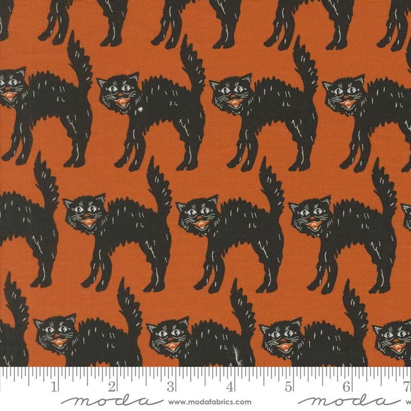 Home Sweet Haunt Little Black Cat Rust