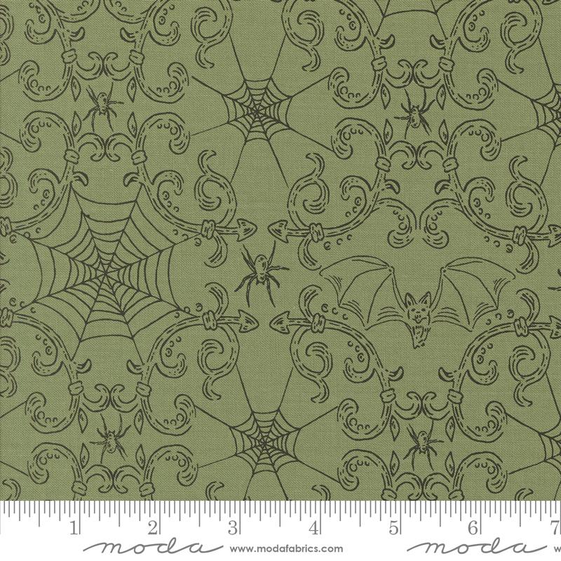 Home Sweet Haunt Rod Iron Web Moss