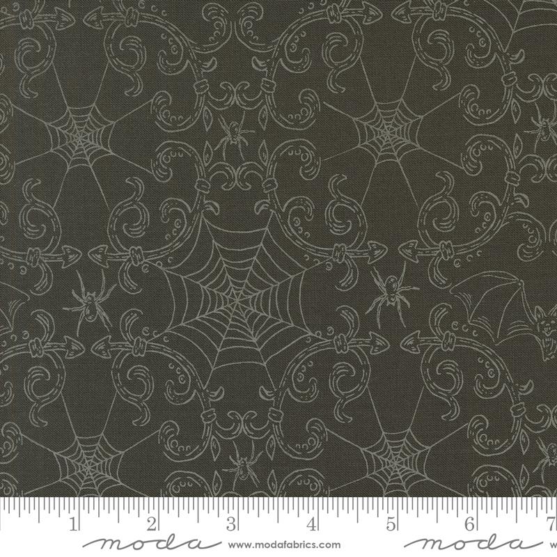 Home Sweet Haunt Rod Iron Web Charcoal