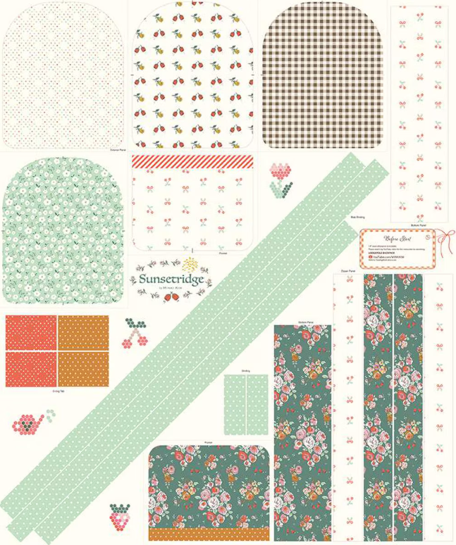 Sunsetridge Backpack Panel 1yd