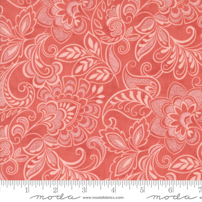 Muse Flourishing Damask Scarlet