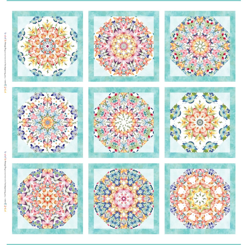 Butterfly Fantasy Panel 1.25"