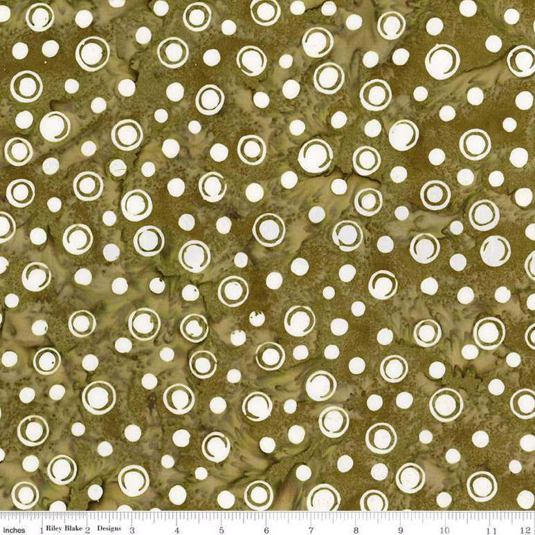 Batiks Fright This Way Olive