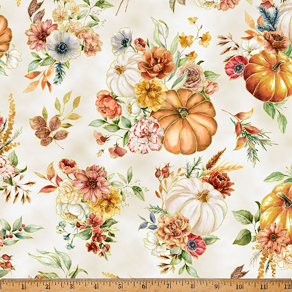 Harvest Bouquet Natural Pumpkins