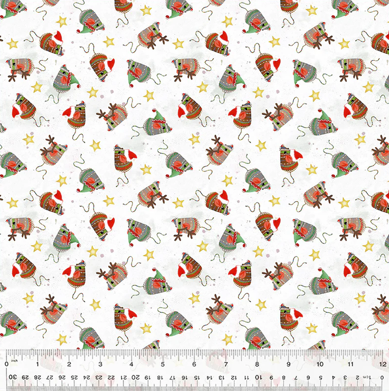 Meowy Christmas White Jolly Mice