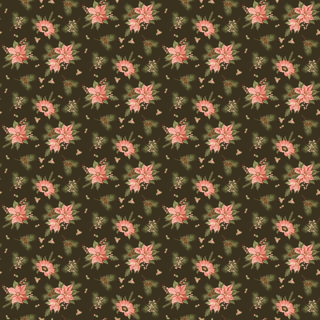 Glisten Floral Mocha