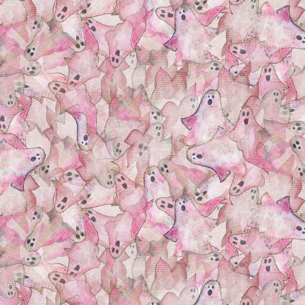 Faboolous Ghosts Light Fuchsia