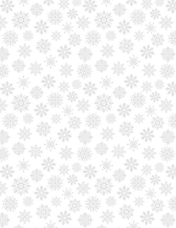 Stocking Stuffers 2 Snowflakes White On White