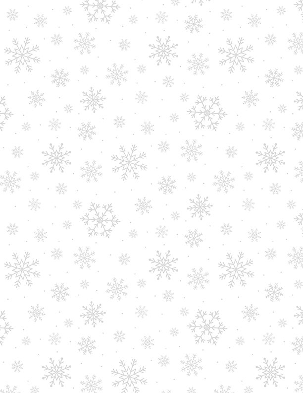 Stocking Stuffers 2 Snowflakes White On White