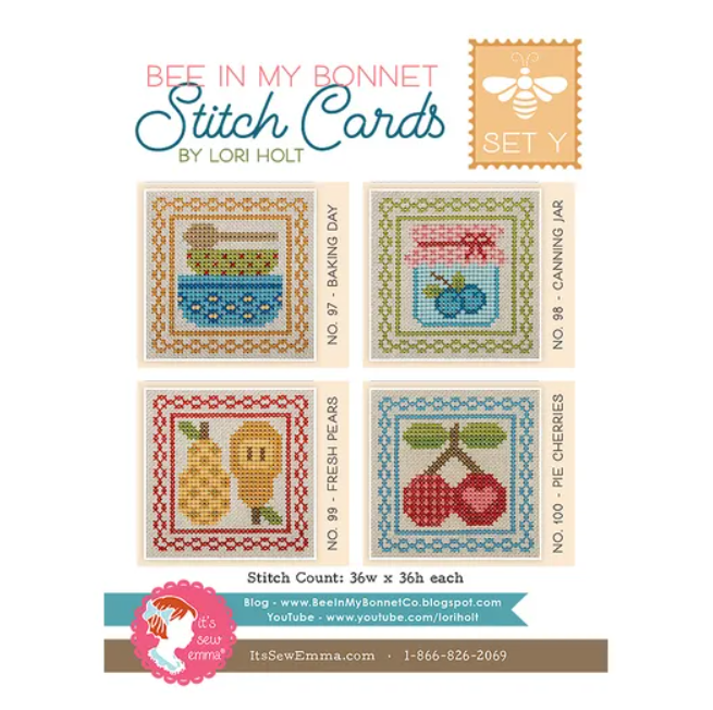 Bee In My Bonnet Stitch Card Y