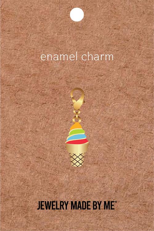 Ice Cream Cone Zipper Pull
