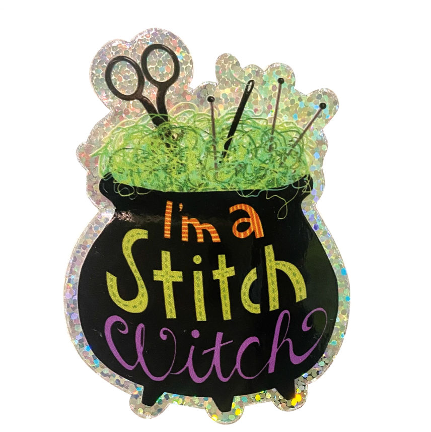 Stitch Witch Sticker