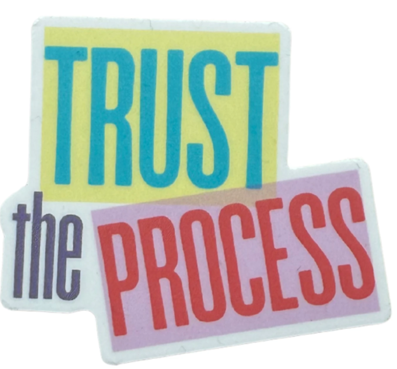 Trust The Process Sticker