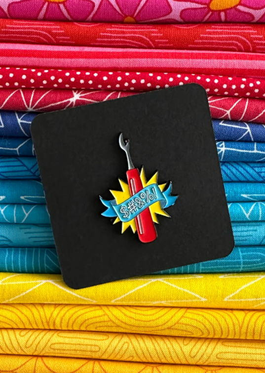 Seam Ripper Enamel Pin