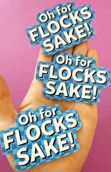 Flocks Sake Stickers