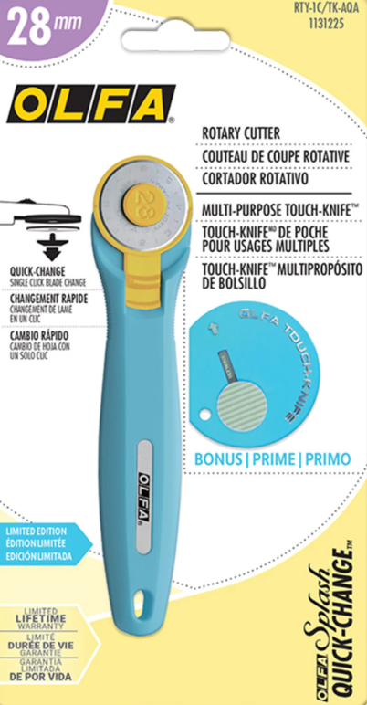 Rotary Cutter 28mm Aqua