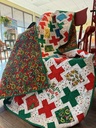 Grinch using Oliva Quilt Pattern
