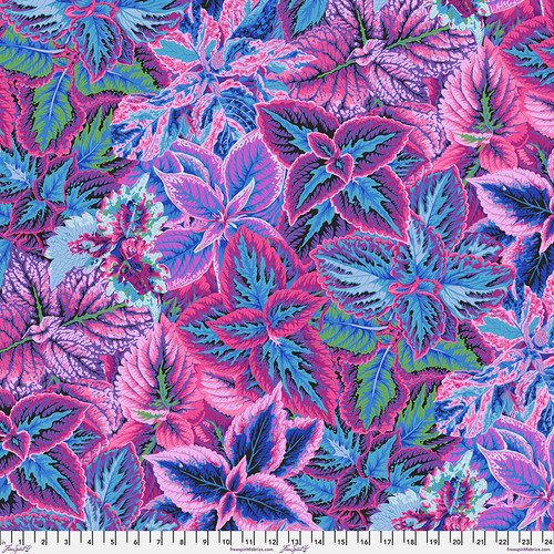 Kaffe Fassett Bold Leaves Blue