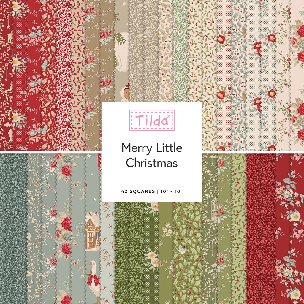 Tilda Merry Little Christmas 10" Layer Cake