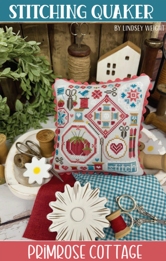 Stitching Quaker Cross Stitch