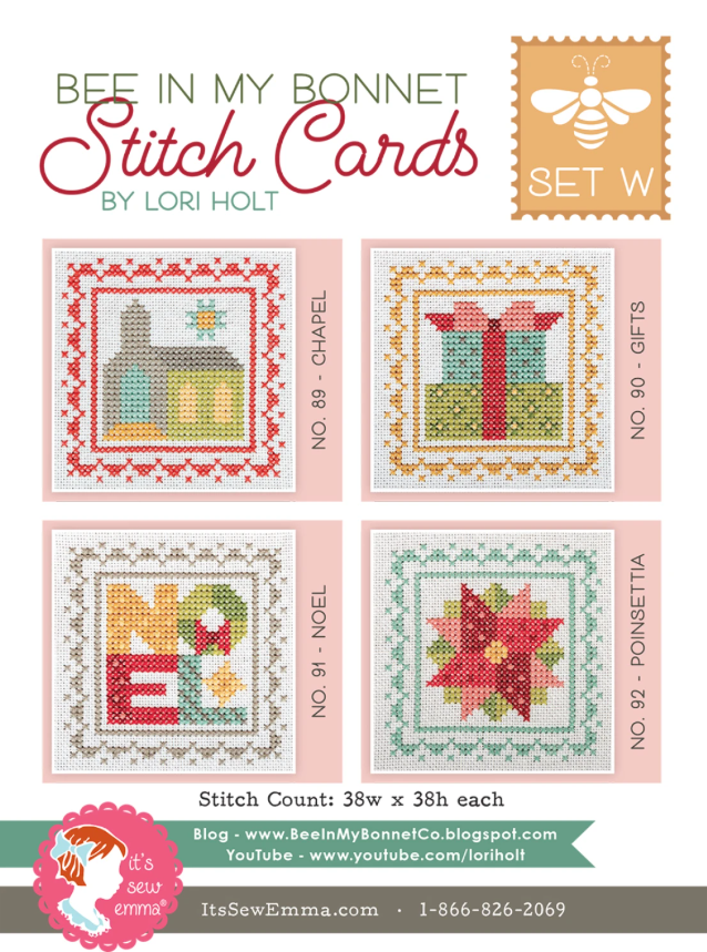 Bee In My Bonnet Stitch Card W