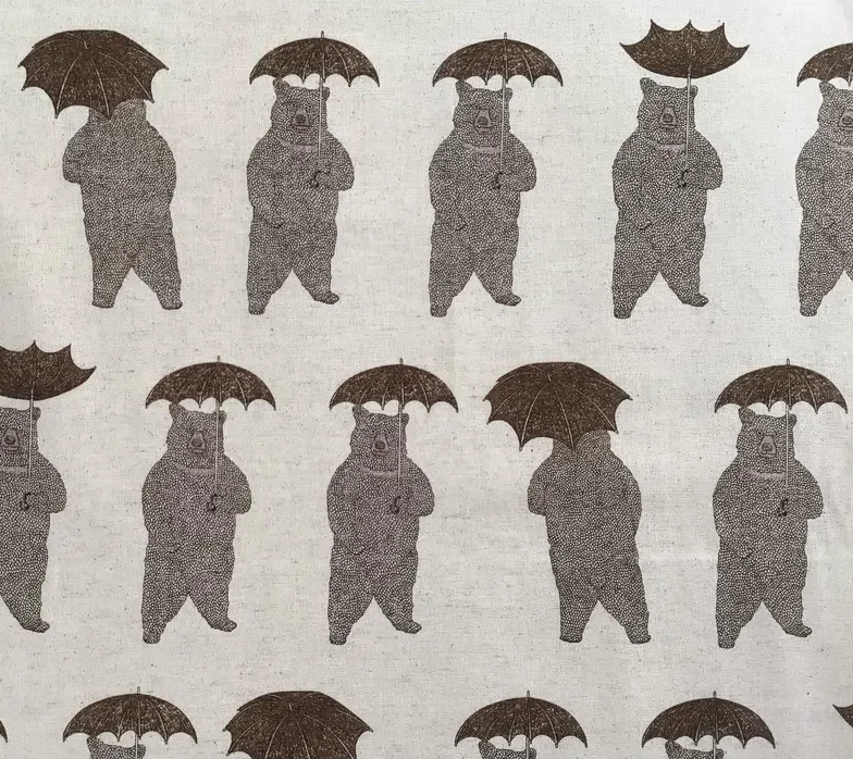 Koizumi Bears With Umbrellas Canvas