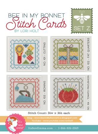 Bee In My Bonnet Stitch Card Z