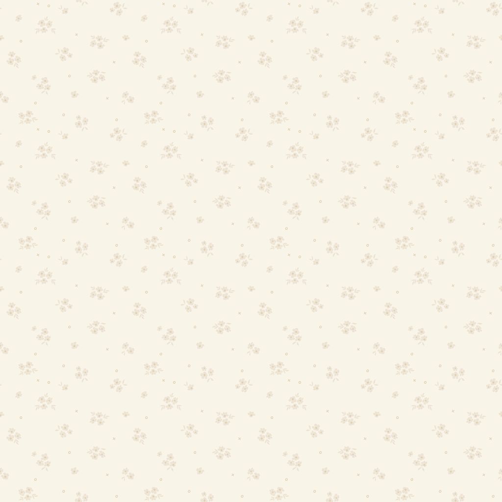 Love You Always Ditsy Cream