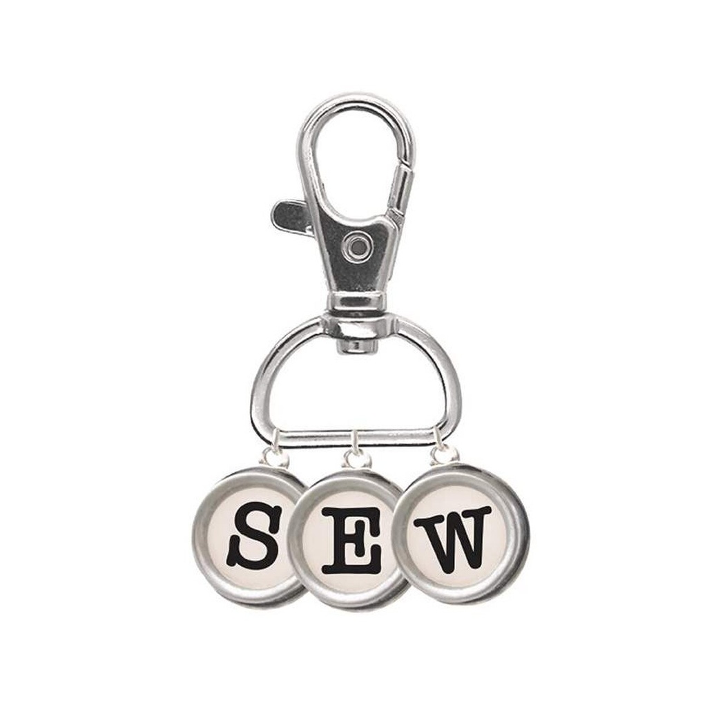 Lori Holt Enamel Charm "Sew"