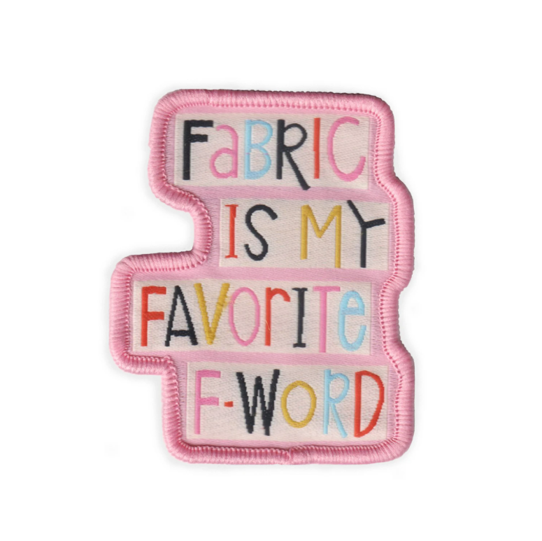 Fabric F Word Patch