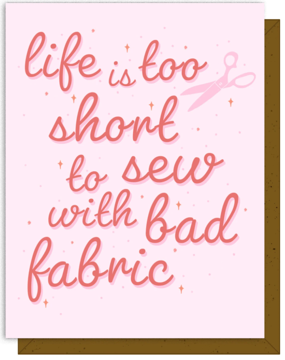 Life's Too Short Card