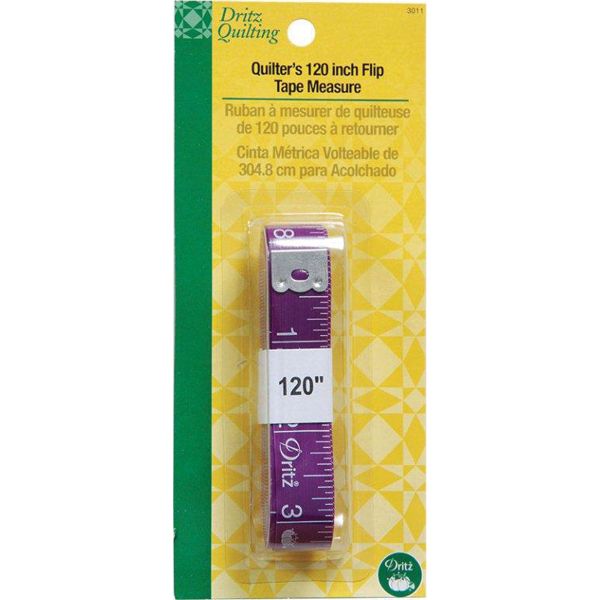 Tape Measure Quilters 120IN Flip