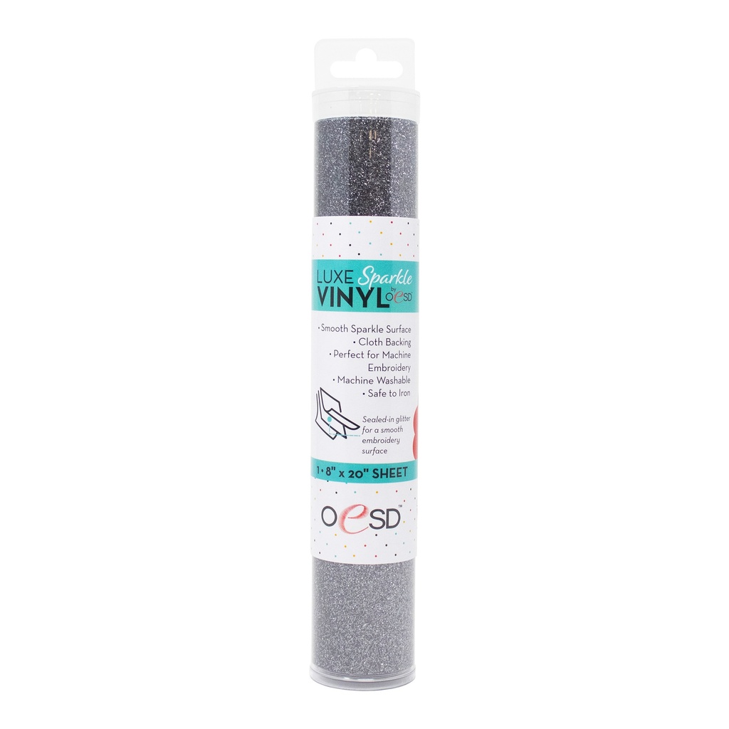Luxe Sparkle Vinyl Steel Gray