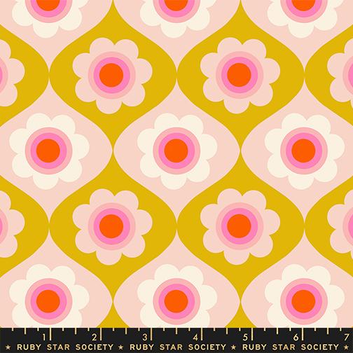Trinketry Goldenrod Retro Floral