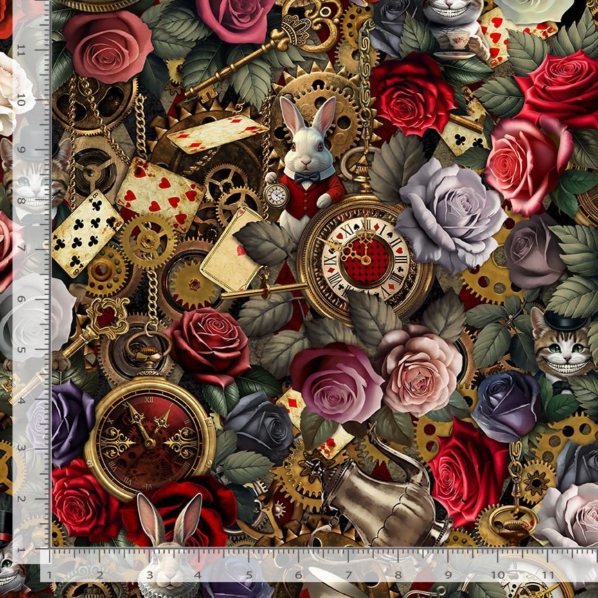 Down The Rabbit Hole Floral Wonderland