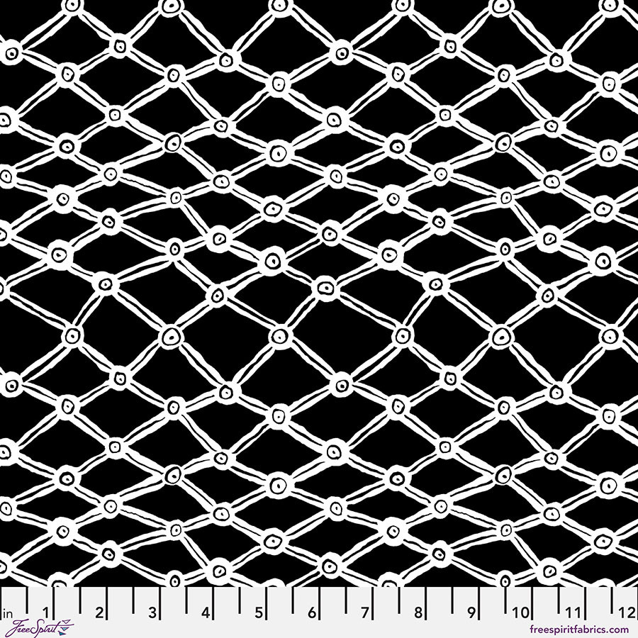 Kaffe Nets Black and White