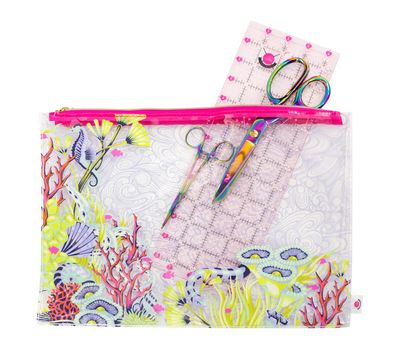 Tula Pink Floral Reef Medium Project Bag