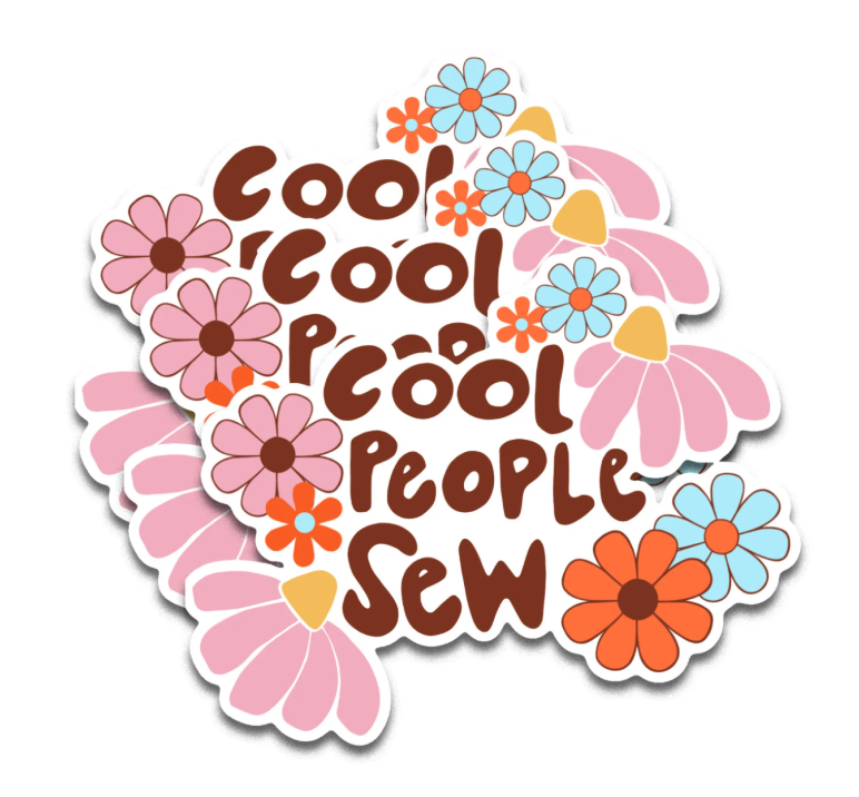 Cool People Sew Sticker