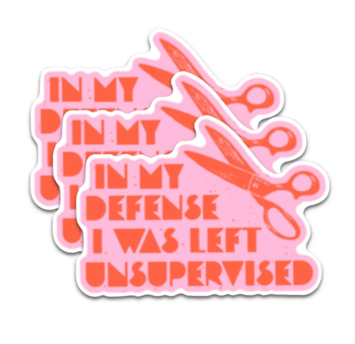 In My Defense Sticker