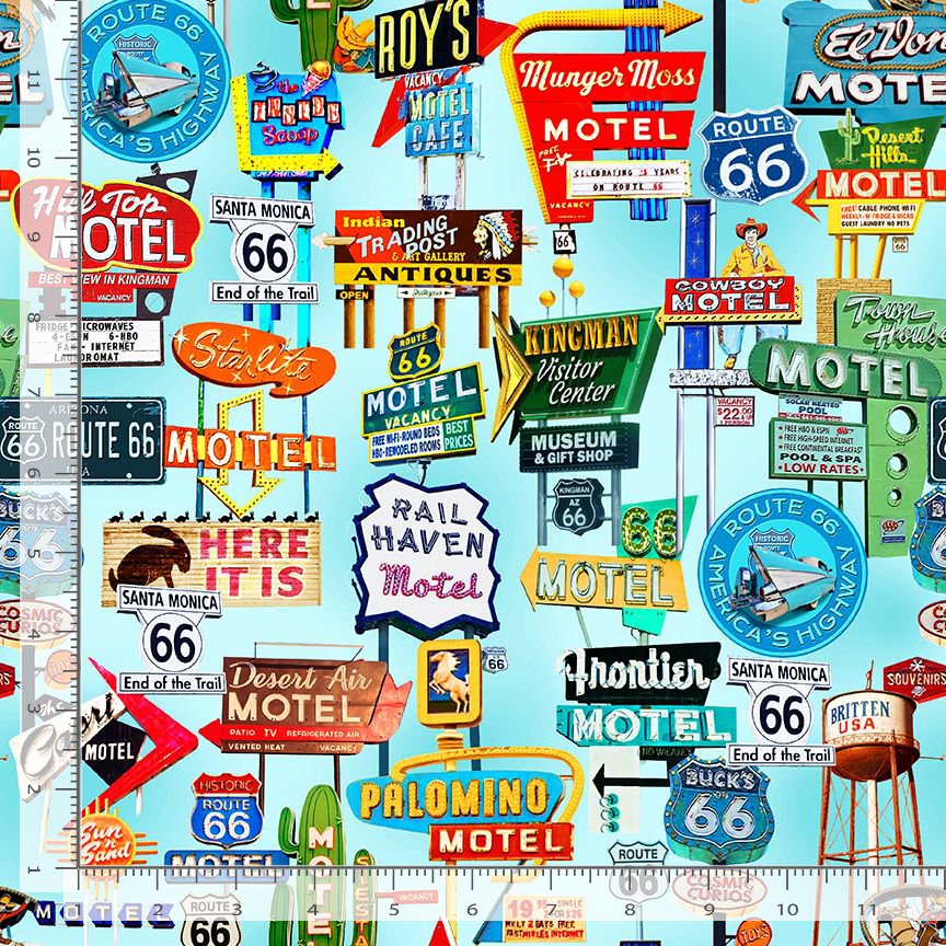 Route 66 Road Signs