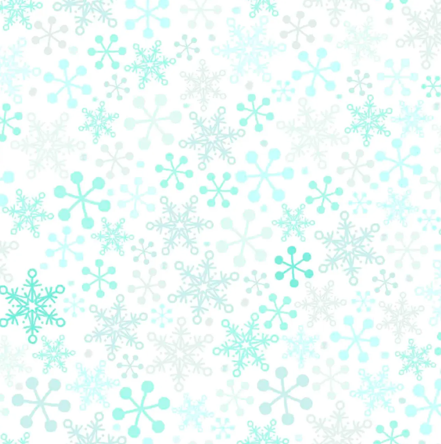 Gnome For The Holidays Snowflakes White