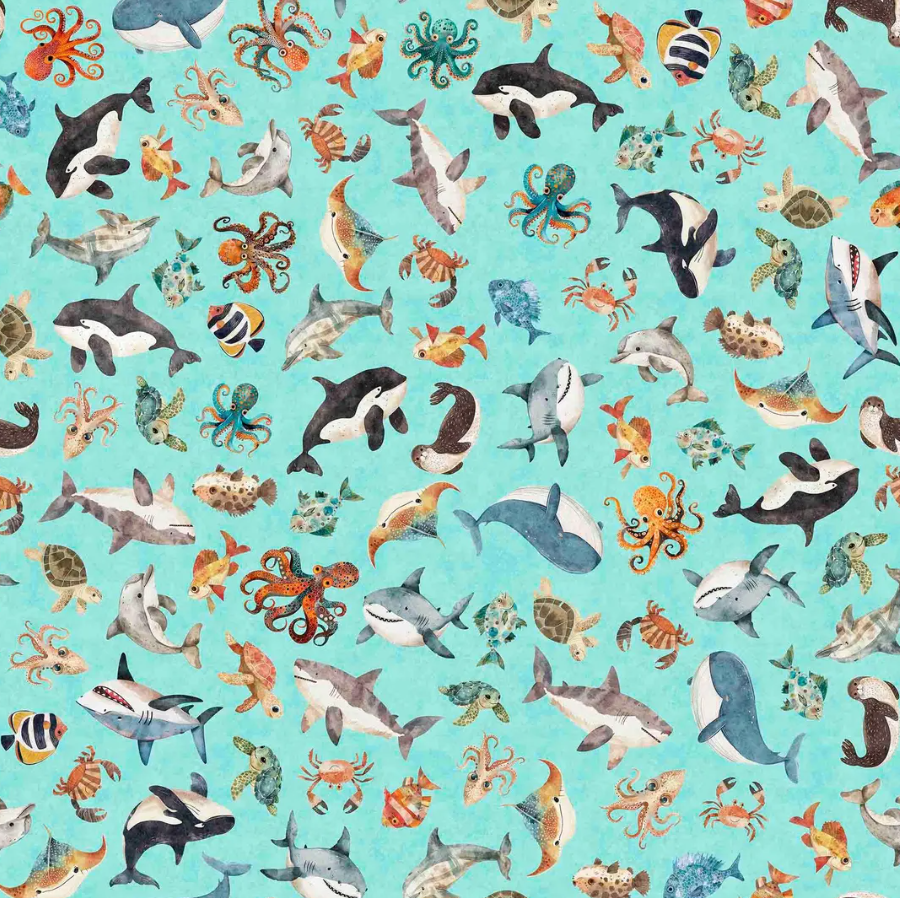 Deep Sea Dazzle Aqua