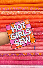Hot Girls Sew Enamel Pins