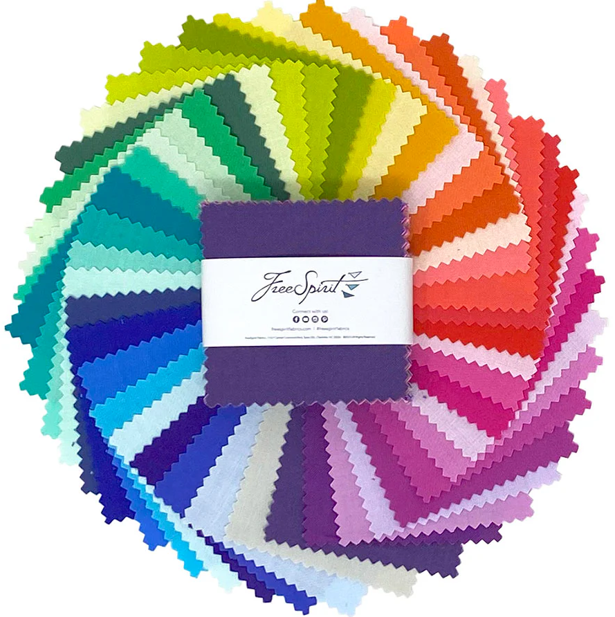 Tula Solids 2.5" Mini Charm Pack